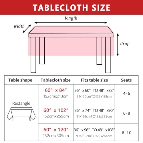 Valentine's Day Rectangle 120" x 60" (Rectangular) Valentines Tablecloth