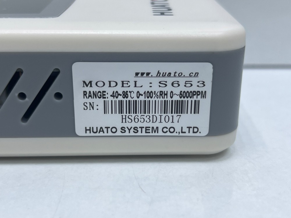 HUATO S653 CO2 temperature humidity data logger