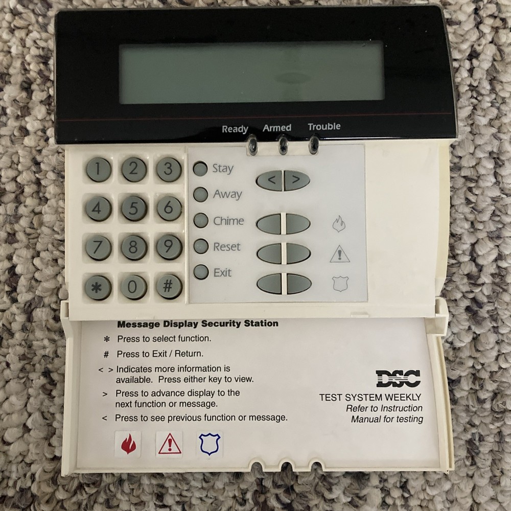 DSC LCD5500Z - Power832Programmable MessageLCD keypad