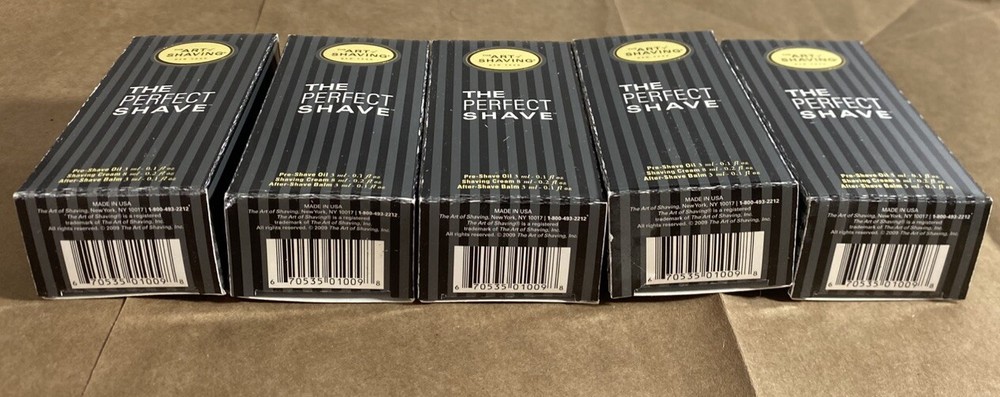 The Perfect Shave Travel Size 5 pack