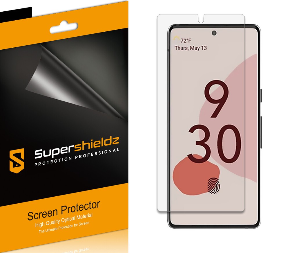 6X Supershieldz Clear Screen Protector Saver for Google Pixel 6
