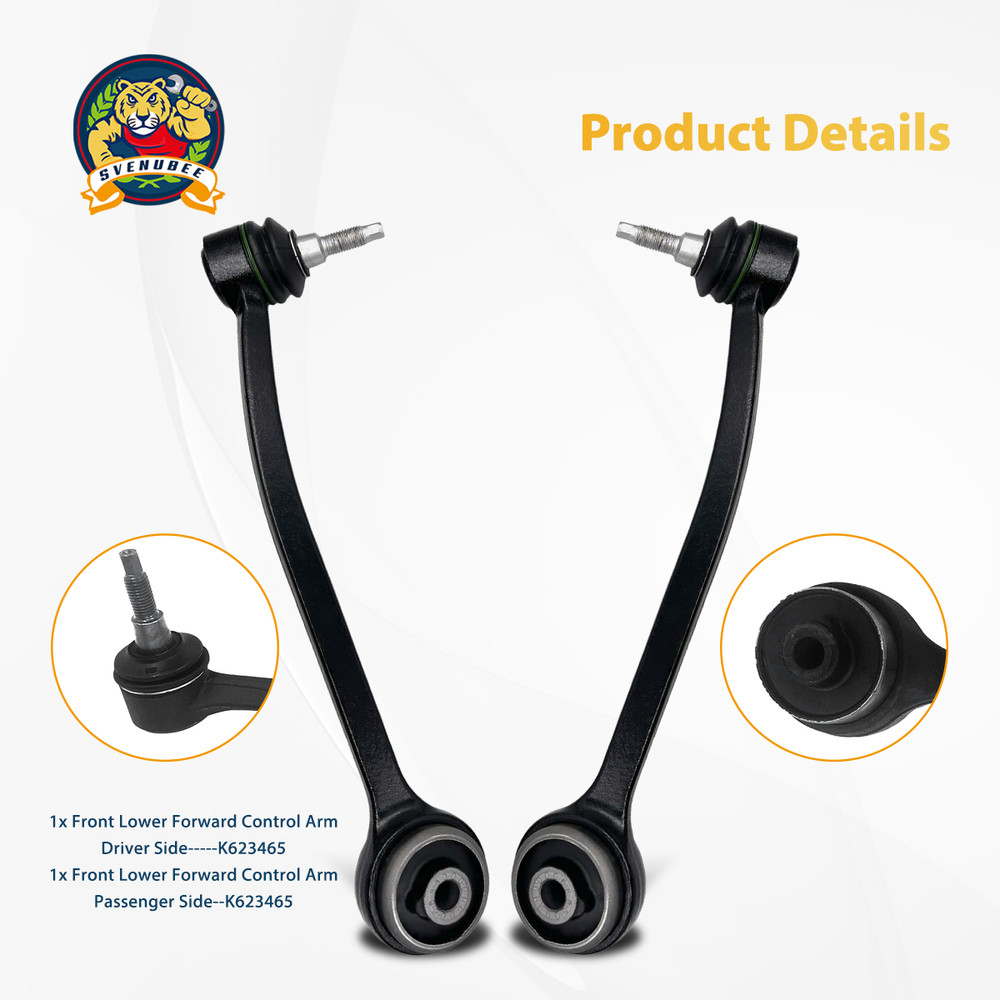 2Pcs Front Left Right Lower Forward Control Arm Kit for 2015-2021 Ford Mustang