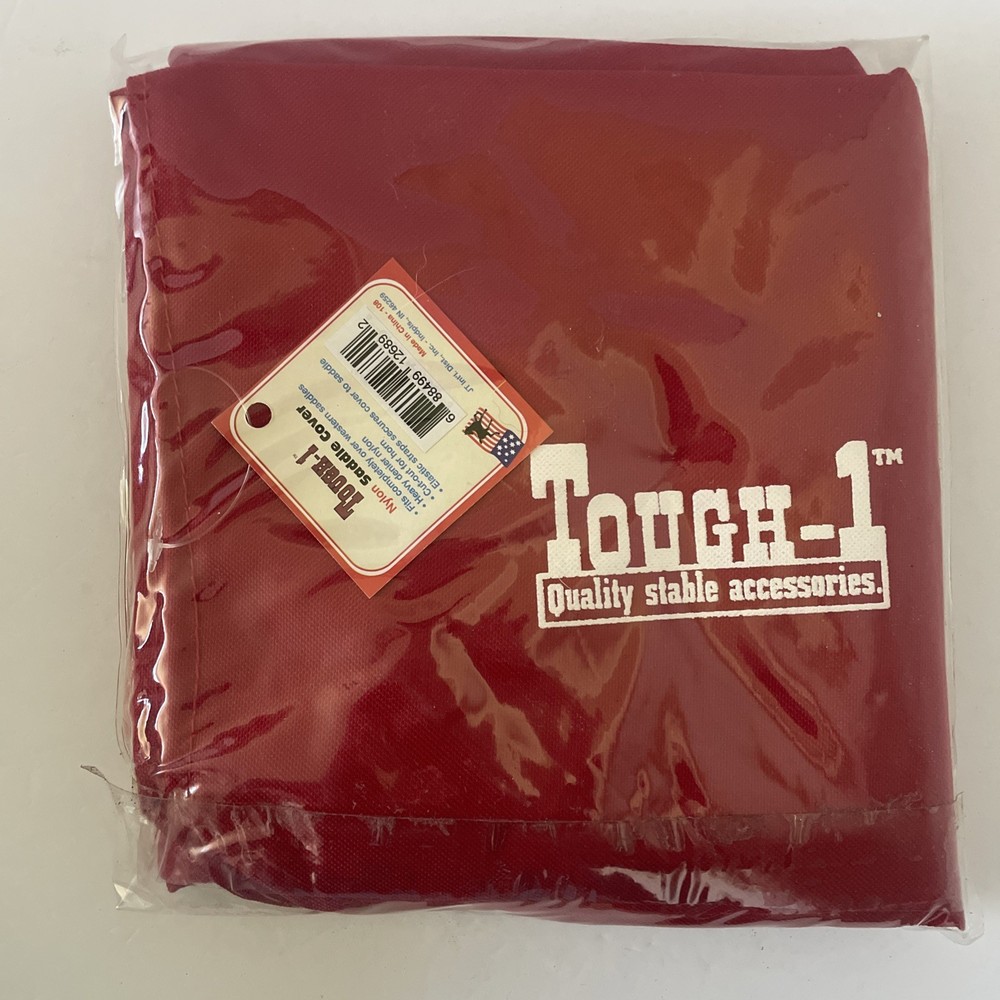 Tough 1 Heavy Denier Nylon Saddle Cover Red