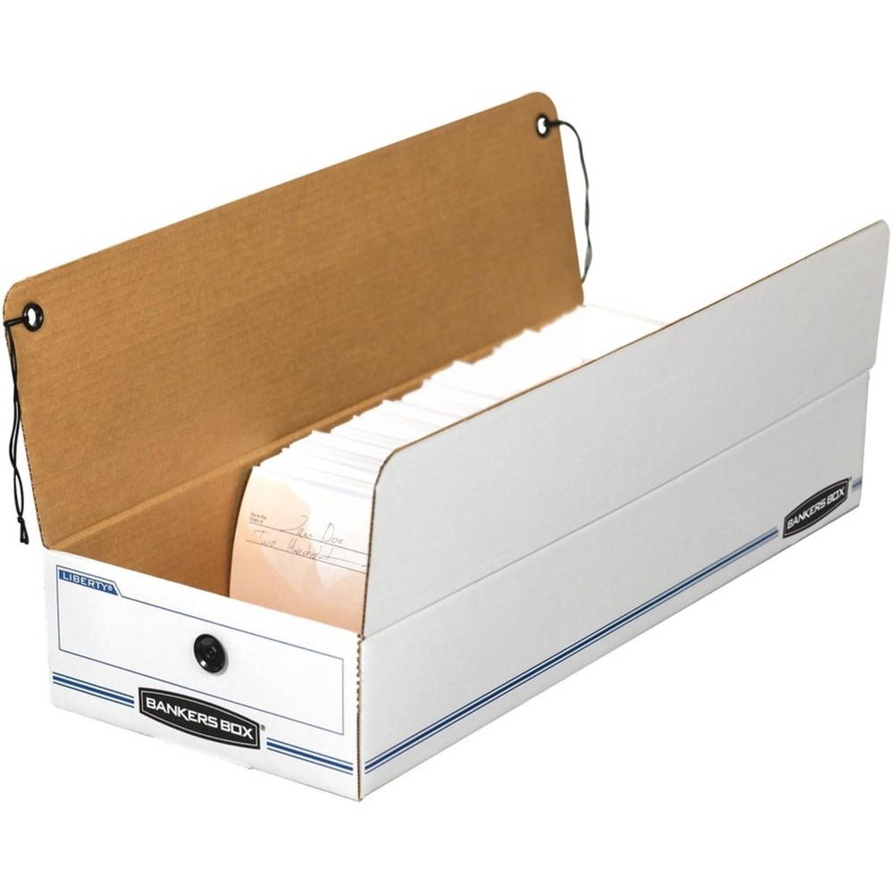 Bankers Box LIBERTY Check and Form Boxes, Standard Set-Up, String and Button, 9