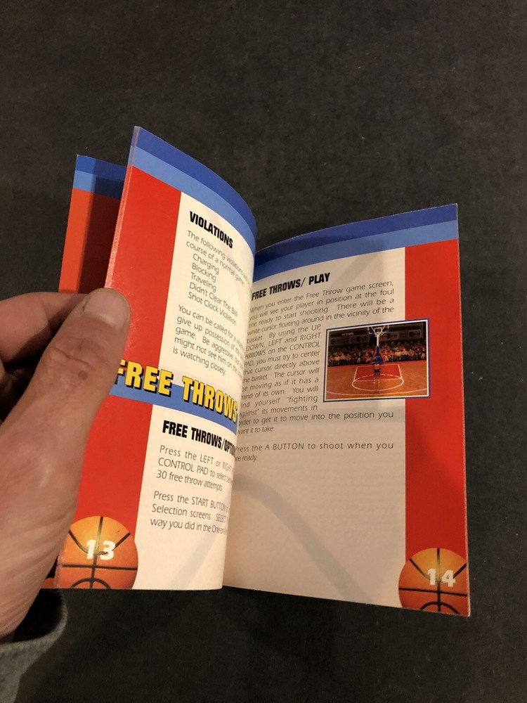nba all star challenge snes Manual