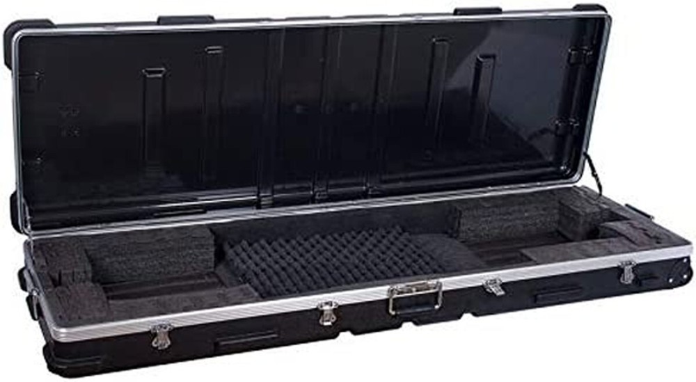 Crossrock 88-note Keyboard Case, PE Injection Hardshell for 76 notes keyboard