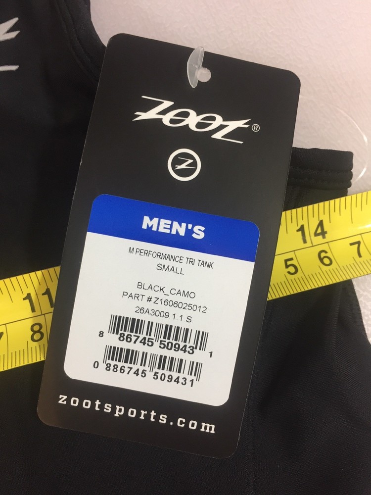 Zoot Mens Performance Tri Top Small S (6256)