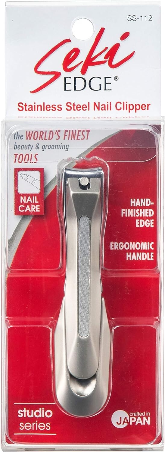 Seki Edge SS-112 Stainless Steel Nail Clipper w/nail file