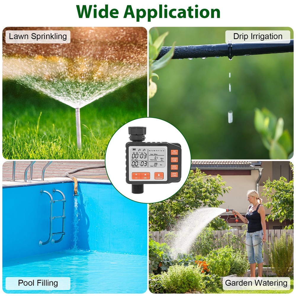 Automatic Sprinkler Timer Watering System Irrigation Timer House Faucet Timer US