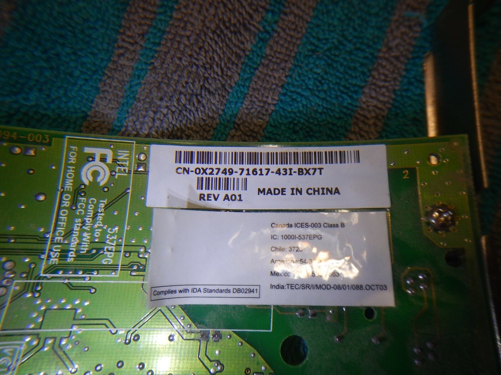 Intel 537EPG 56 Kbps modems