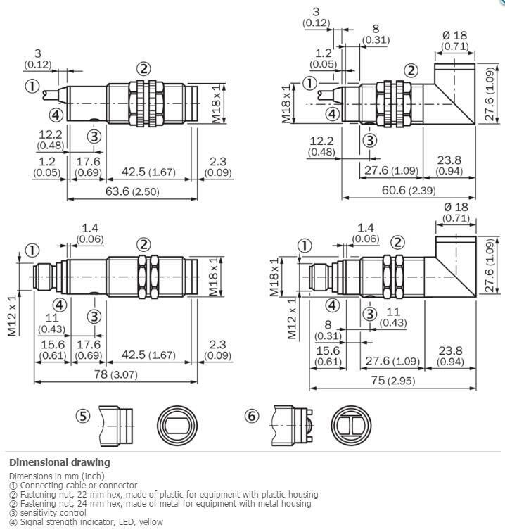 Original Photoelectric Switch VTE18-4N4812 Sensor