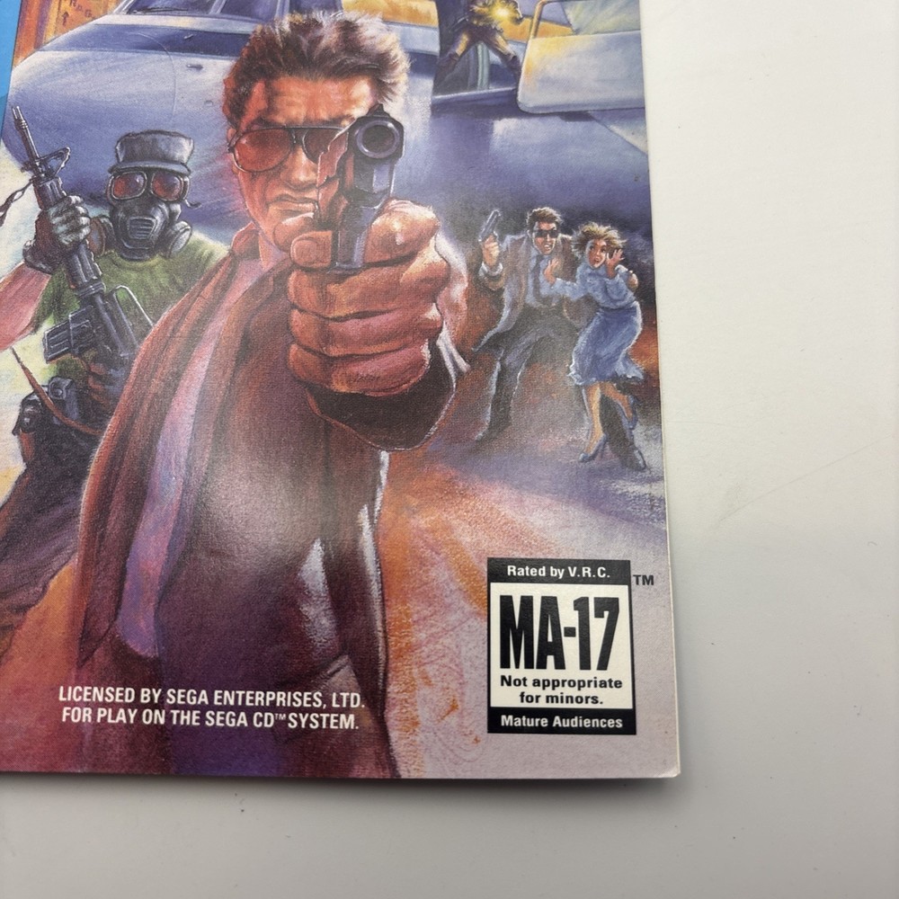 Sega CD Lethal Enforcers Instruction Manual Only