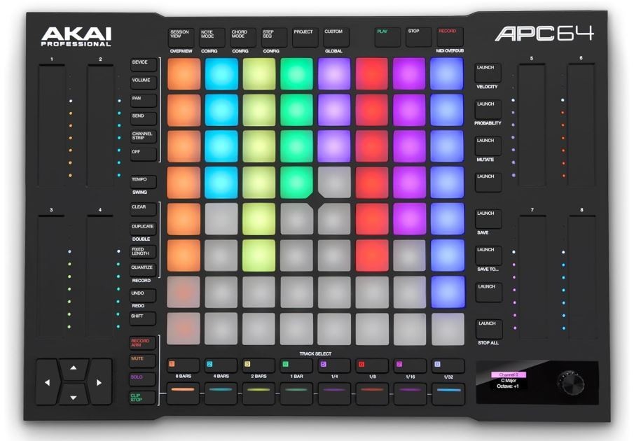 Akai Professional APC64 Ableton Live Controller – 64 RGB Pads, CV/Gate, Sequence