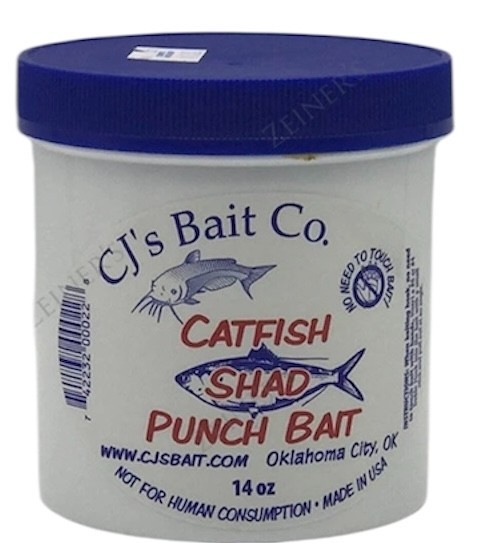 CJ's Catfish Punch Bait - 14 oz size - Shad
