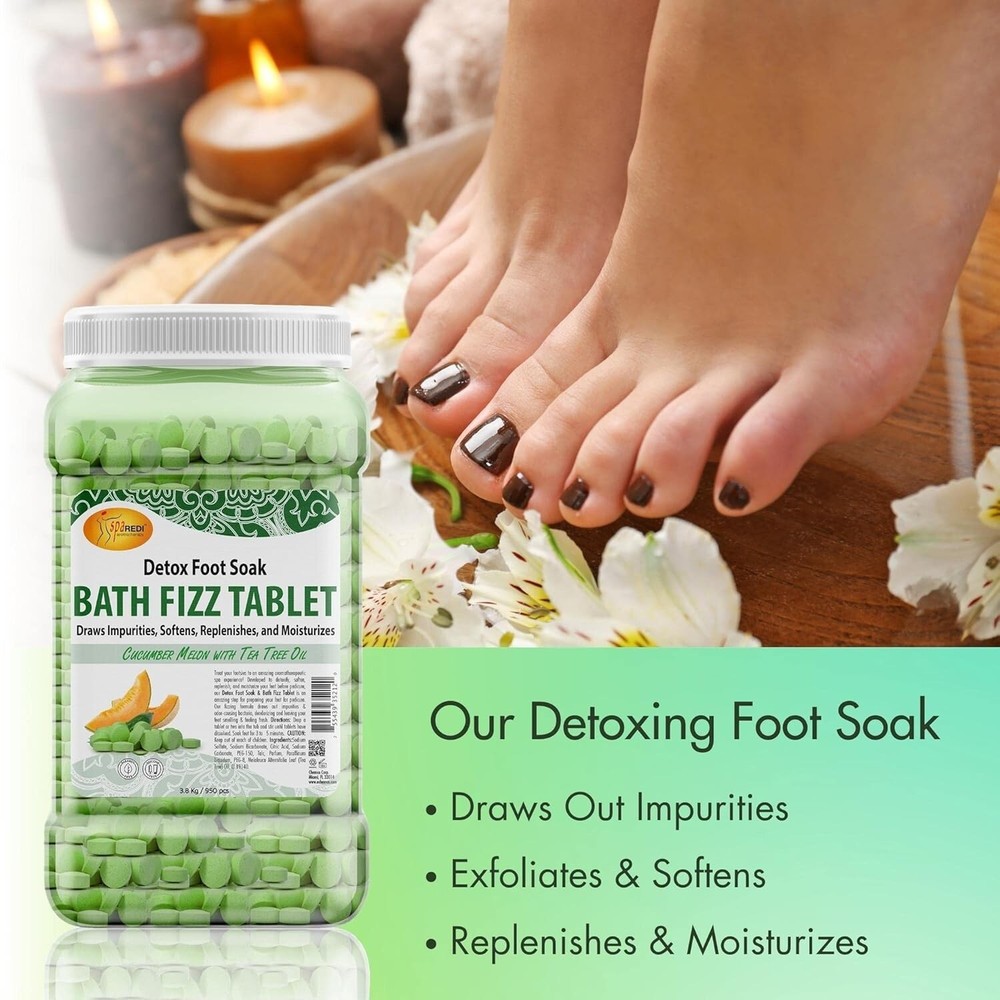 Spa Redi Bath Fizz Tablets Cucumber & Melon 950 Tablet