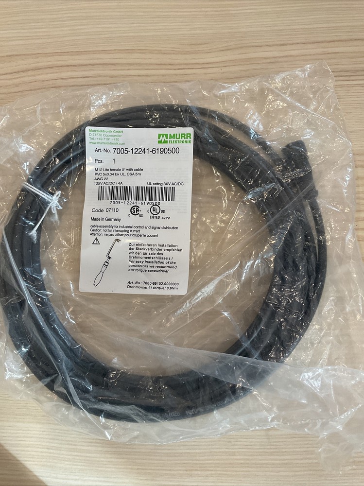 Murr 7005-12241-6190500 Kabel