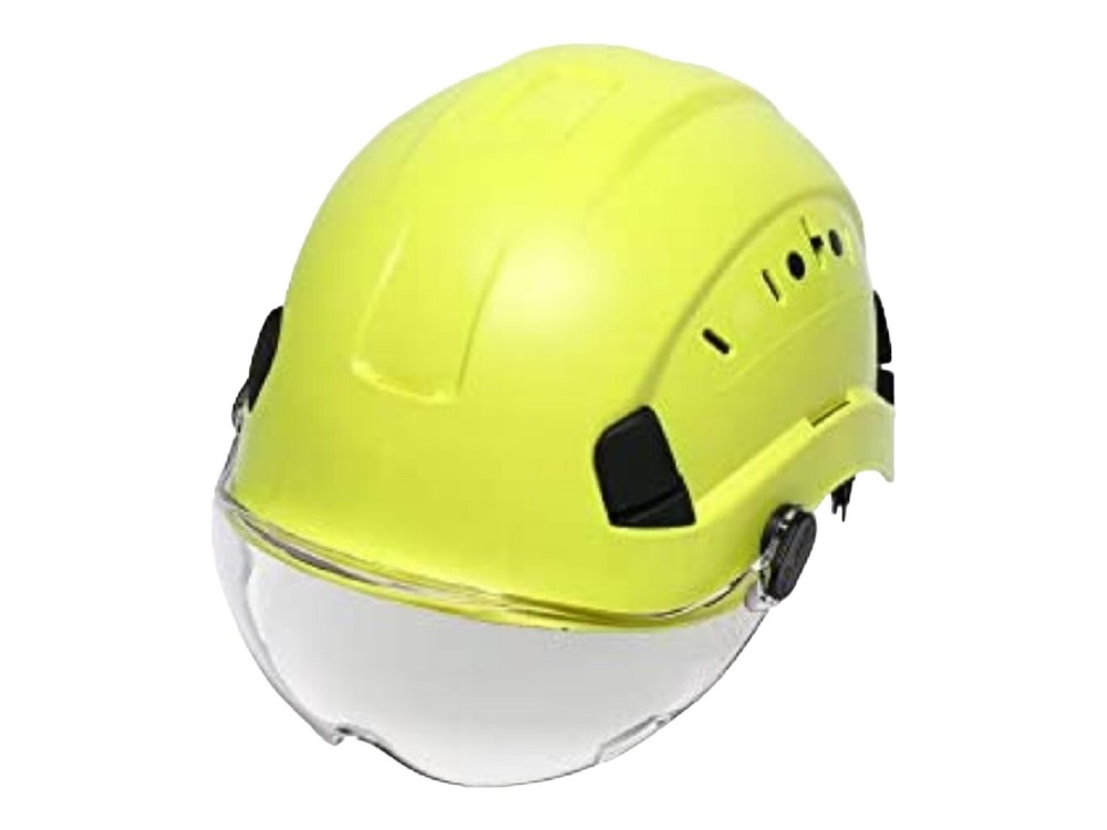 Arborist Tree Rock Safety Helmet, Climbing Work Hard Hat with Visor