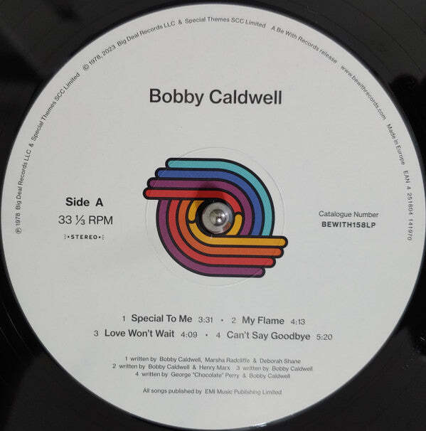 Bobby Caldwell - Bobby Caldwell (LP)