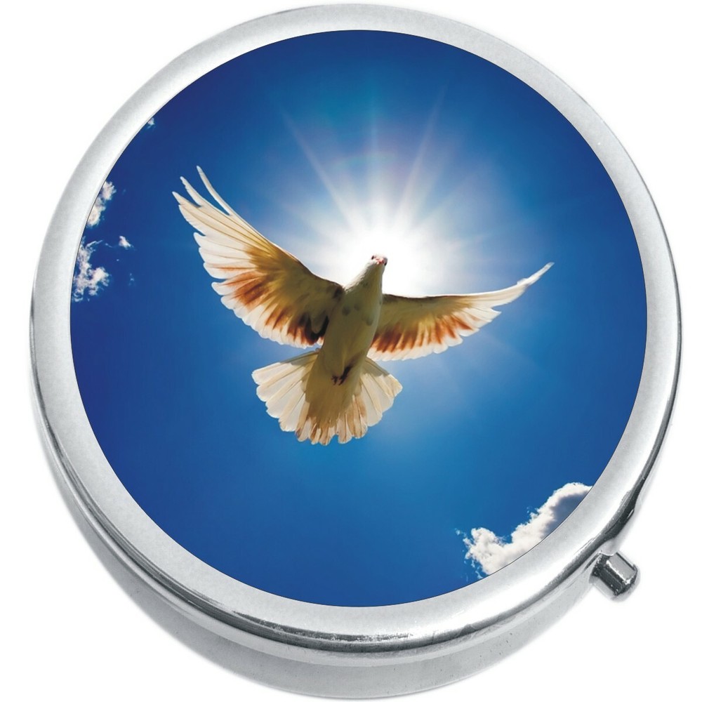 Dove Medicine Vitamin Compact Pill Box