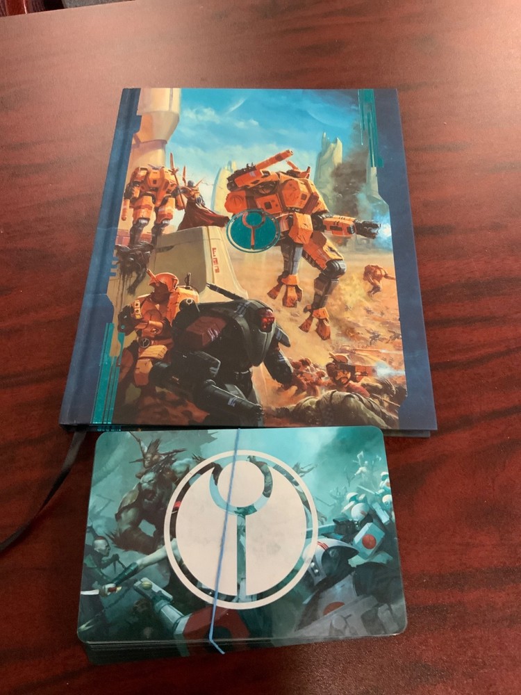 10th Edition Codex: T'au Empire Army Warhammer 40k Data Cards Inc Mint Shape