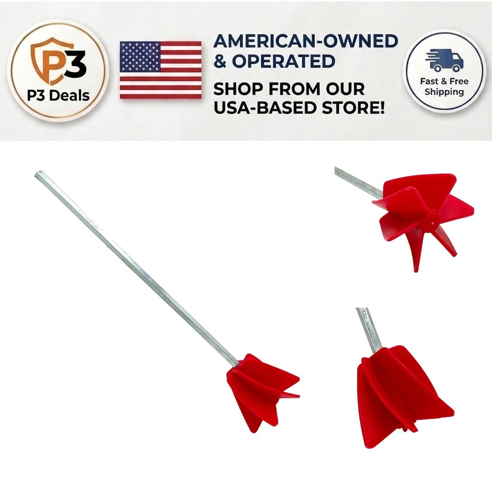 Durable Paint Mixer Drill Attachment -  & Effortless Cleaning