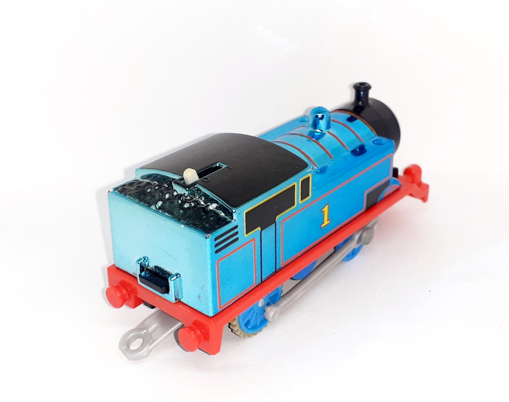 Thomas & Friends Motorized Trackmaster Metallic Blue Thomas Train Mattel 2013
