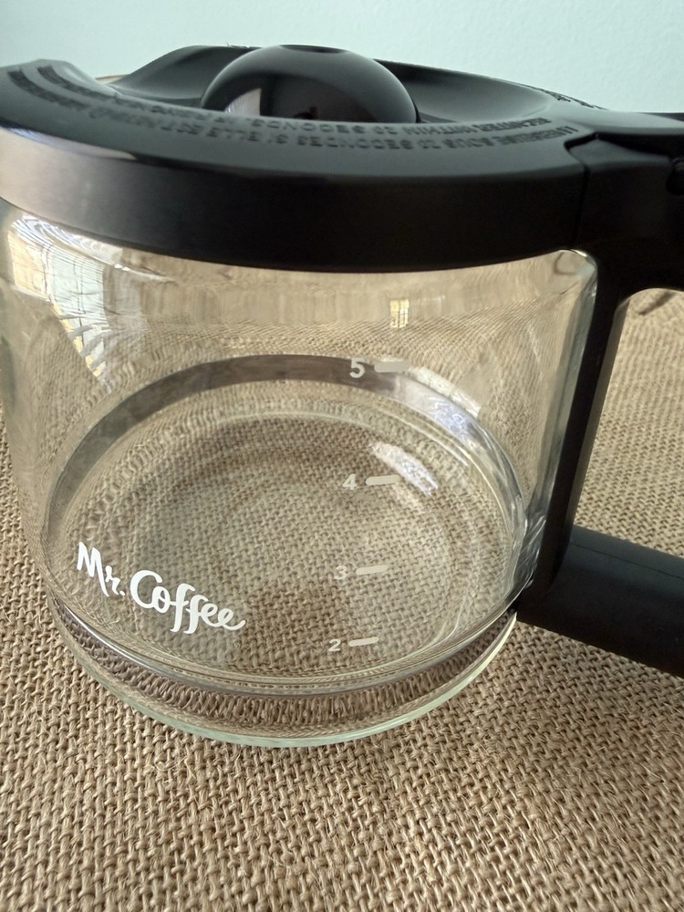 Mr. Coffee 5 Cups Mini Brew Black Coffee Pot Carafe Replacement-EUC