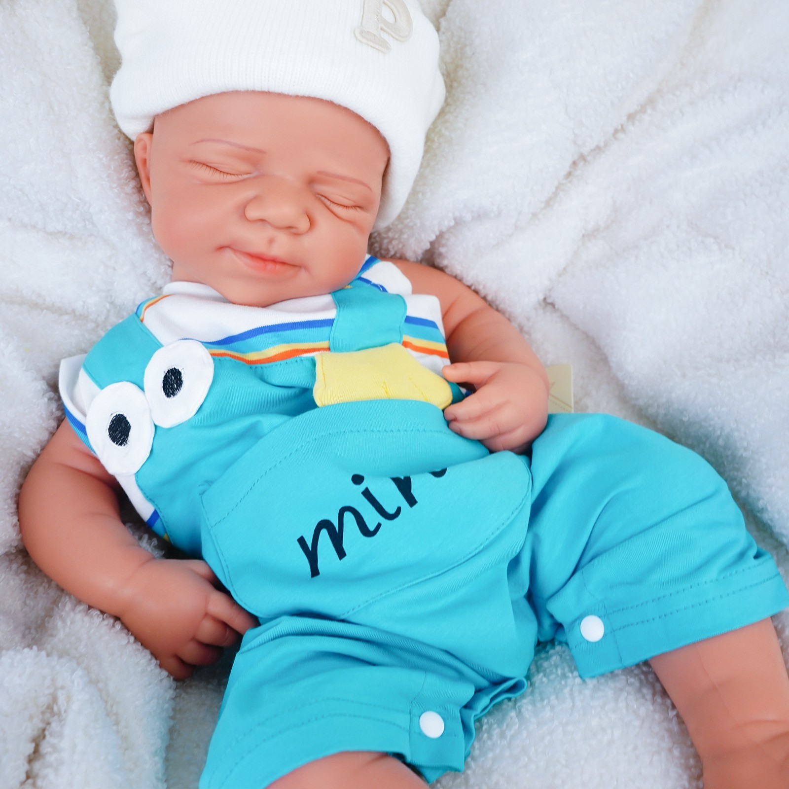 19.68'' solid silicone doll silicone reborn doll silicone boy doll toys gifts