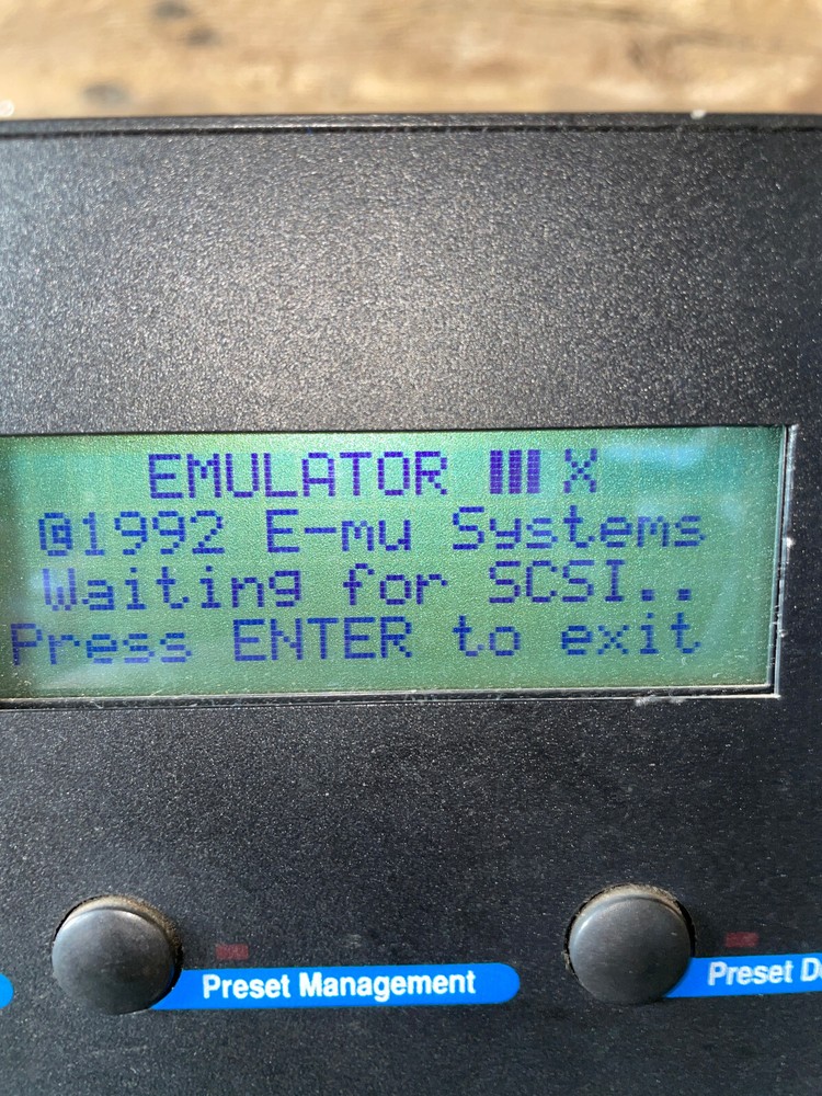 EMU EIII-XP Emulator Rack Module Sampler Vintage Rare