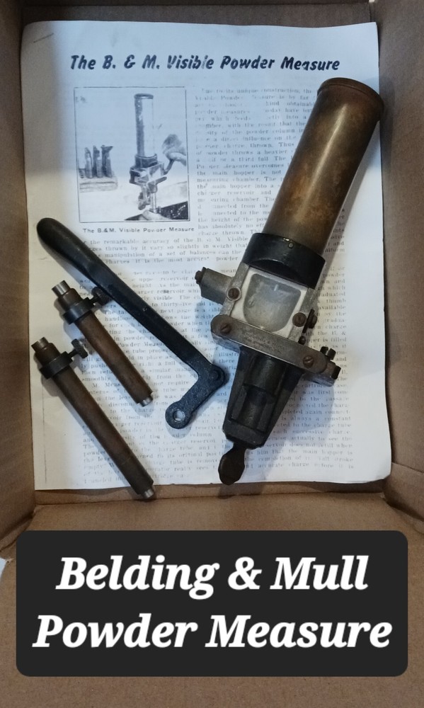Belding & Mull "Old School" Powder Measure