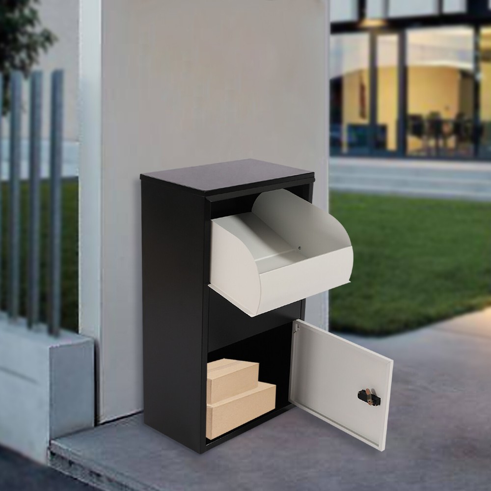 Package Delivery Boxes Large Mailbox for Parcel Wall Mounted Lockable Anti-Theft