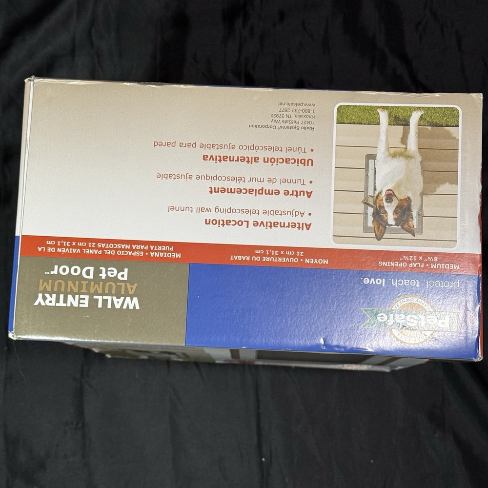 PetSafe Wall Entry Aluminum Pet Door - Medium - PPA11-10916