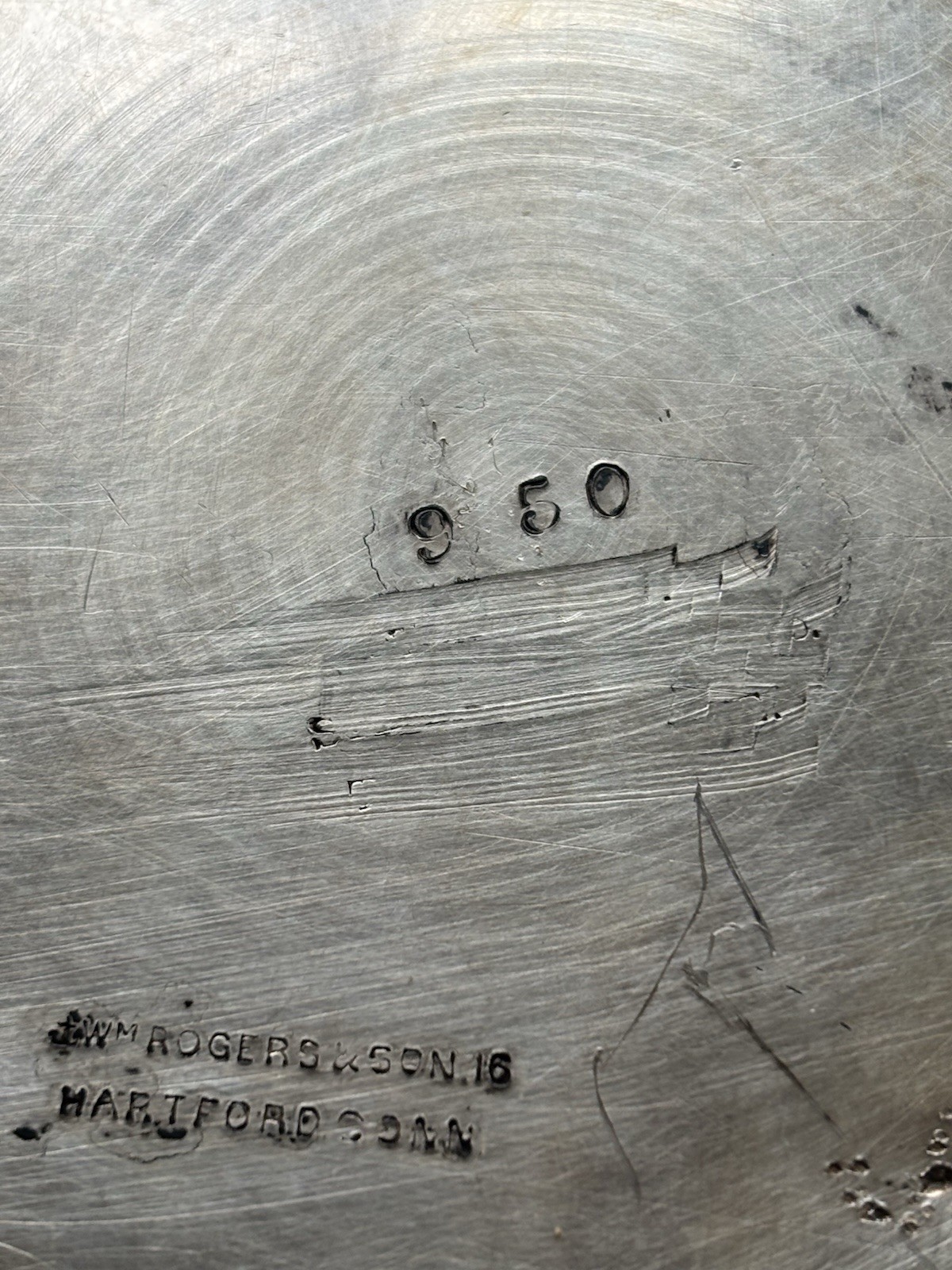 WM. Rogers Silver Plate Butter Serving Set (3pc) plus bonus dish/tray