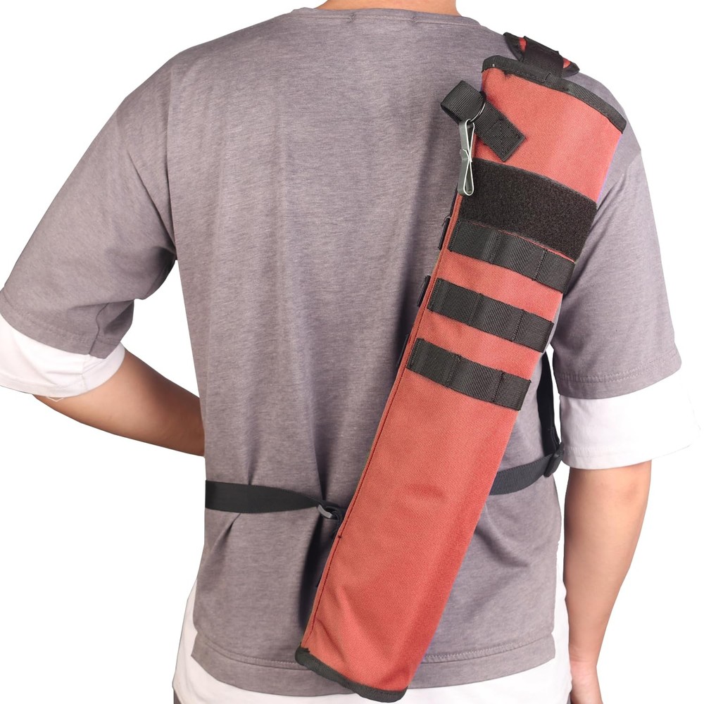 Archery Lightweight Back Arrow Quiver Dual Use Foldable Compact Hip Arrows Ba...