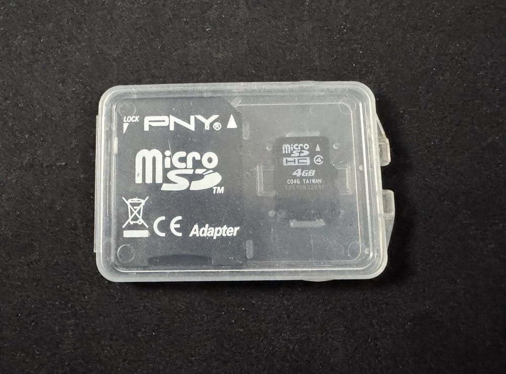 PNY High Capacity Class 4 Cell Phone Memory 4GB w/ Adapter