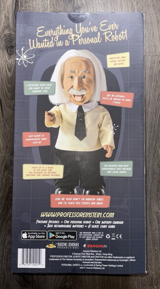 Hanson Robotics Professor Einstein