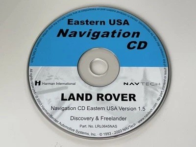2002 2003 2004 2005 Land Rover Freelander Discovery II Navigation CD EASTERN MAP