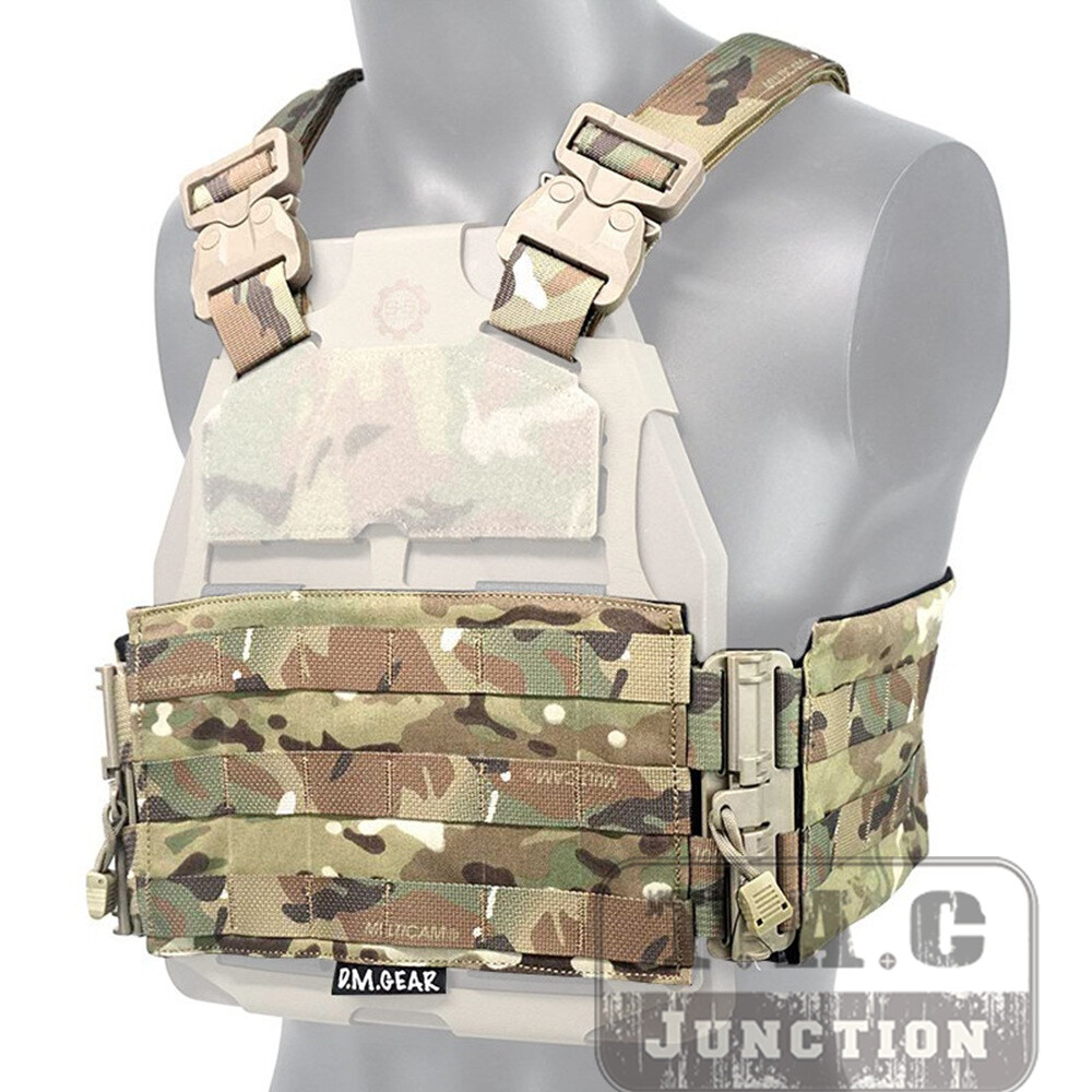 Quick Release Cummerbund Shoulder Strap Molle Panel Set for SS Plate Frame Vest