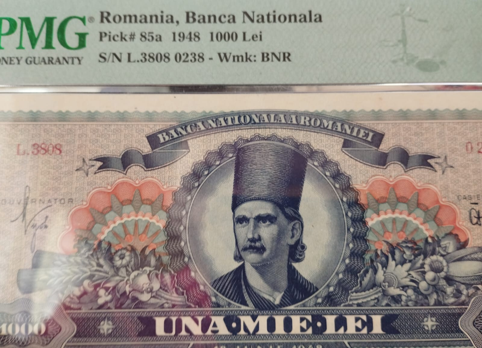 ROMANIA BANCA NATIONALA 1000 LEI 1948 P85a