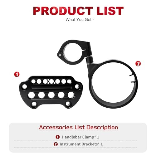 Motorcycle Speedometer Ring Relocation Bracket Side Mount Instrument Cover