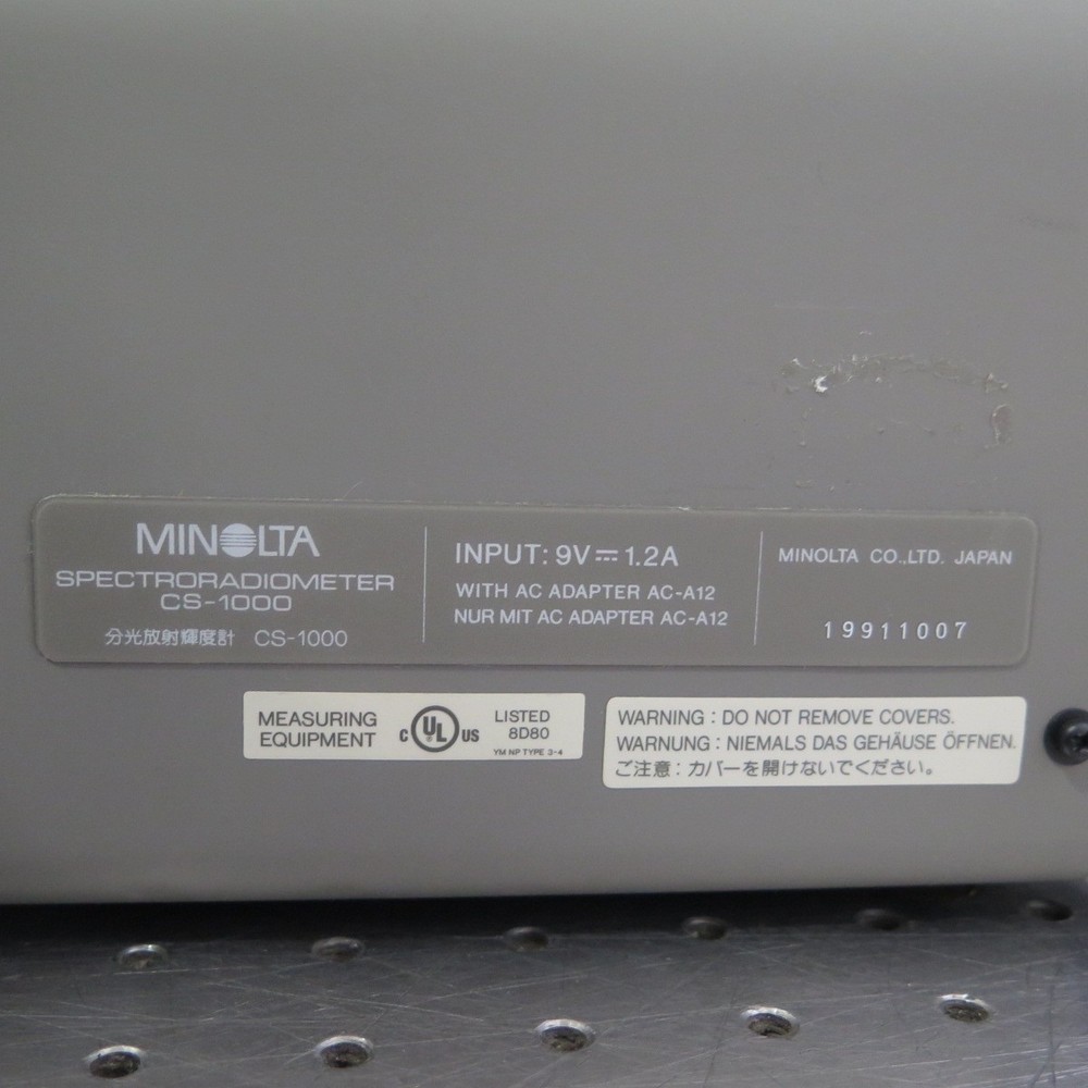 R202019 Konica Minolta Digital Spectroradiometer CS-1000