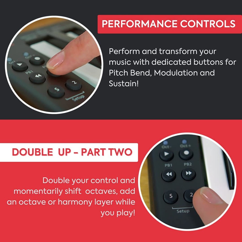 SE25 | USB MIDI Controller Keyboard with DAW Integration Black