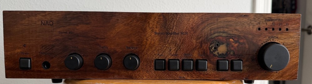 NAD 3020 Recently Serviced New Faceplate read description