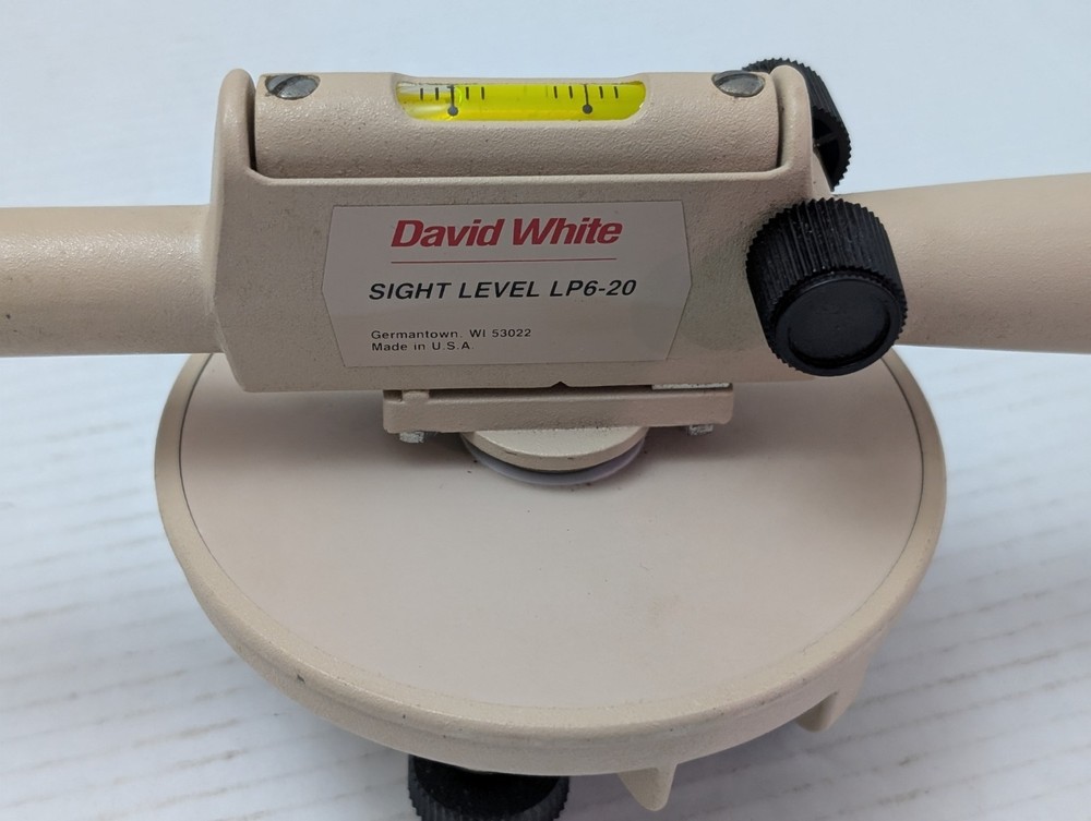 David White Instruments LP6-20 Sight Level w/ Original Hard Case