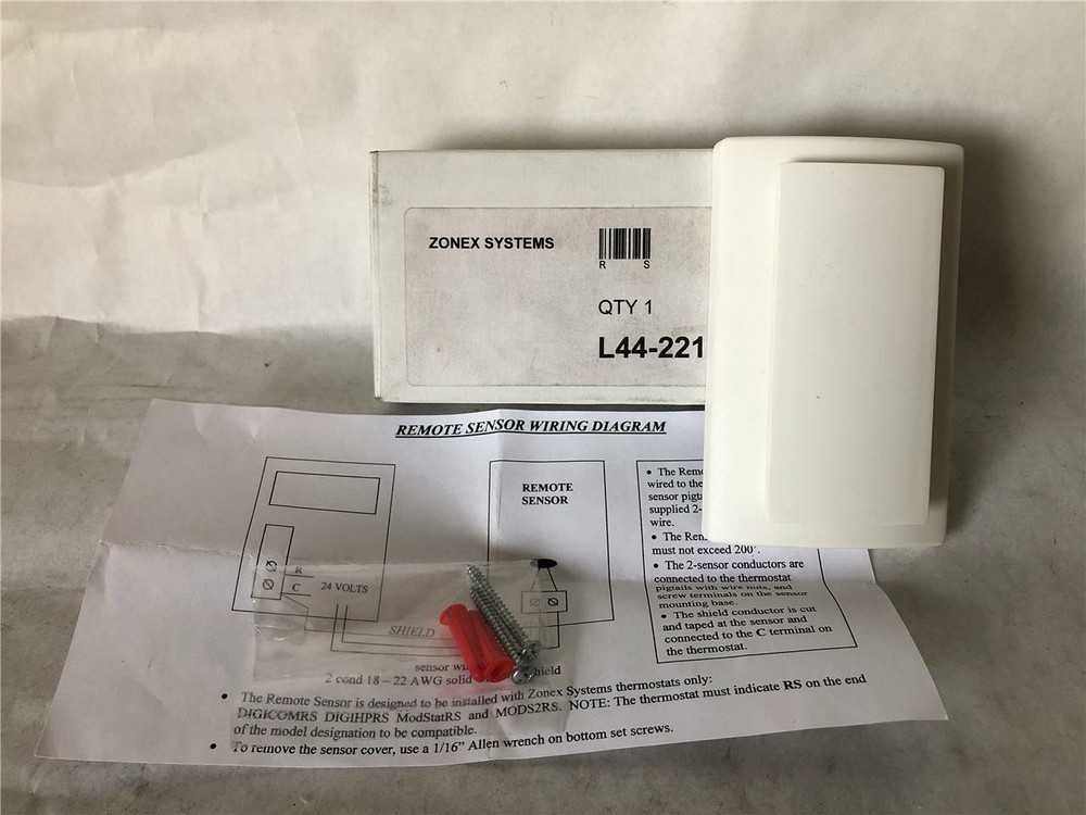 Zonex Systems L44-221 Remote Sensor for Thermostat W/RS AM7816