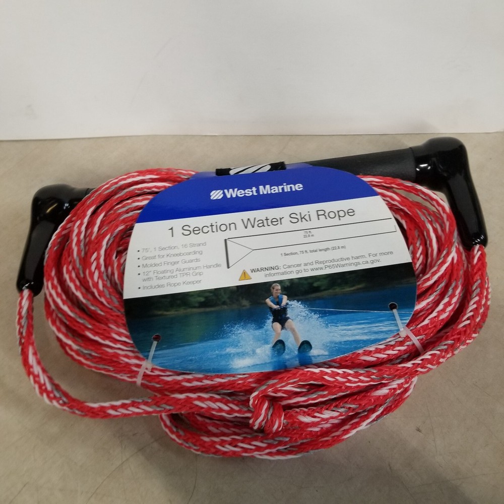WEST MARINE 75' 1-Section Waterski Rope