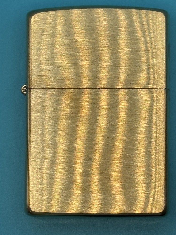 2019 Brushed Brass Zippo Lighter NEW
