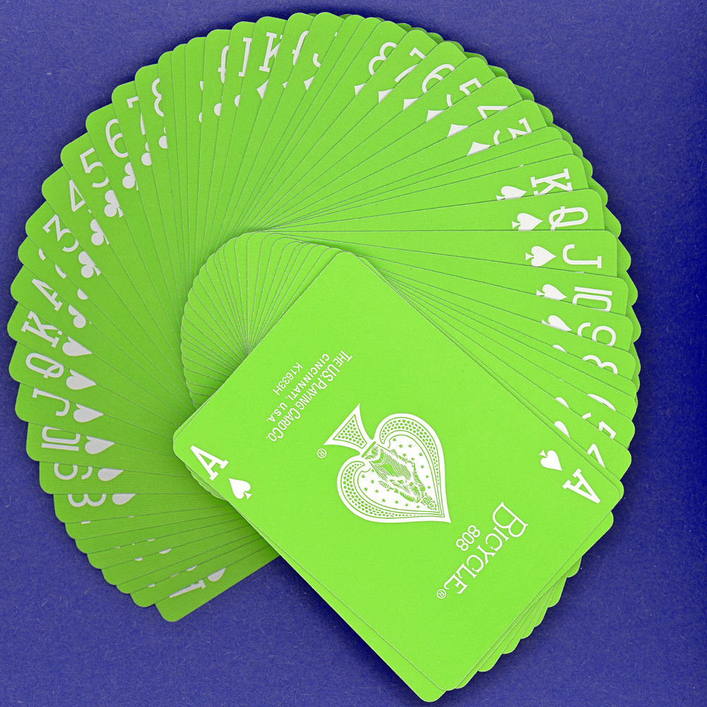 Bicycle Blue Seal Playing Cards Green Ohio