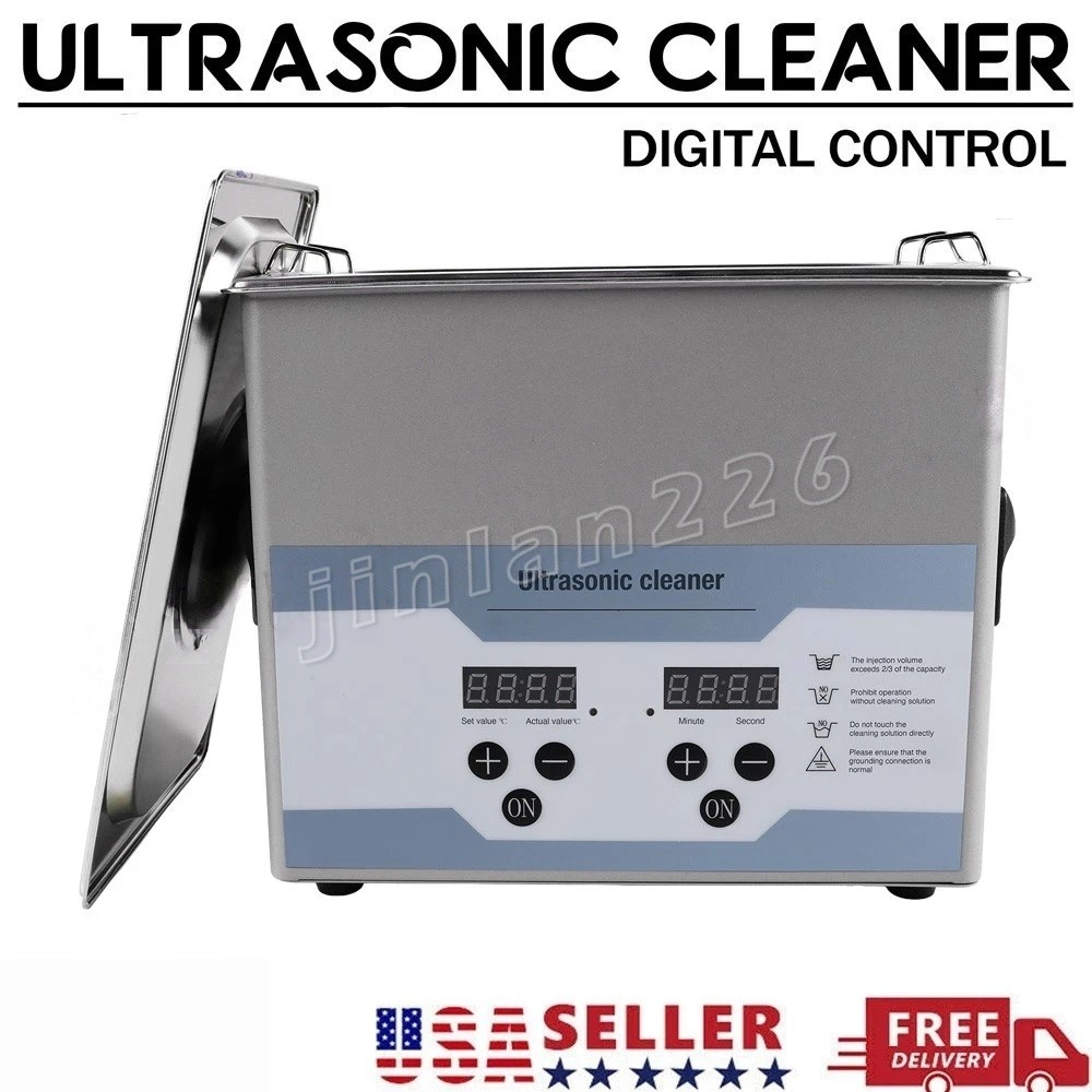 Ultrasonic Cleaner w LED Display Heater Timer 3.2L Sonic Machine New