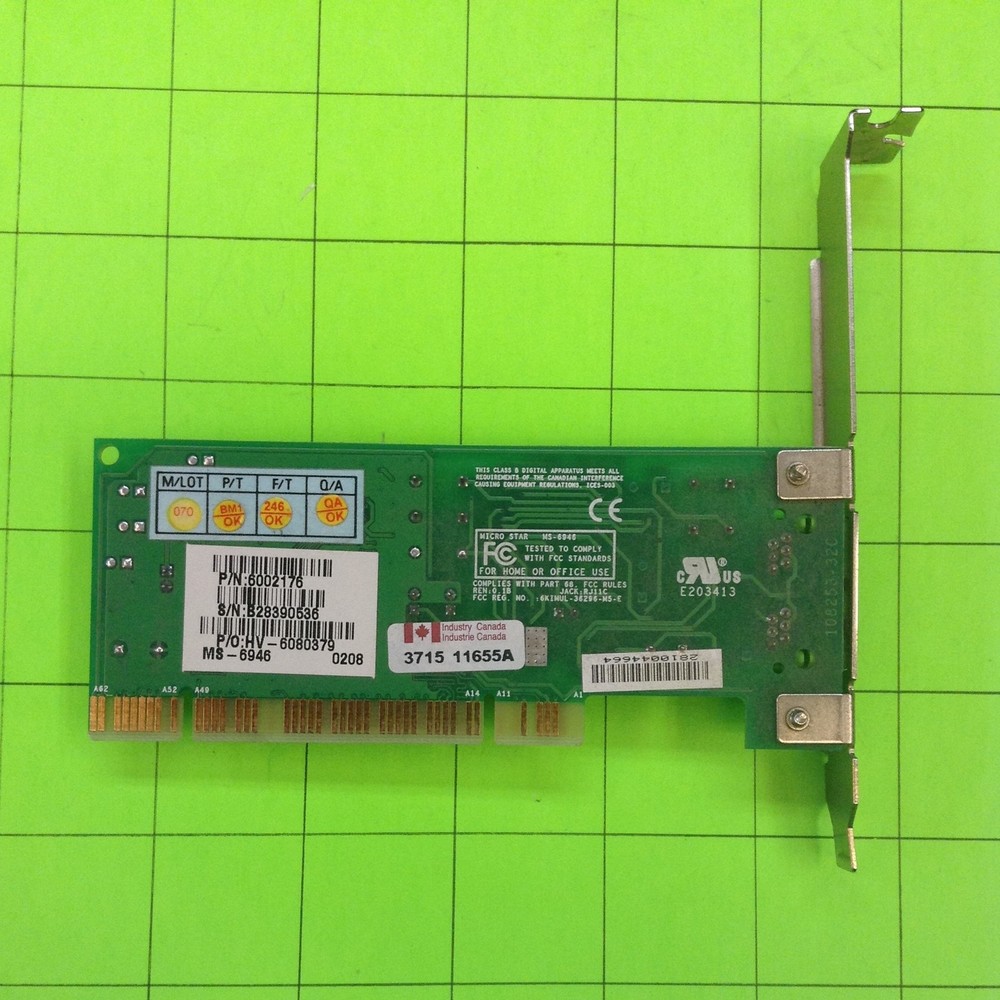 Gateway 500X Mfatxpnt Computer Modem MS-6946 6002176